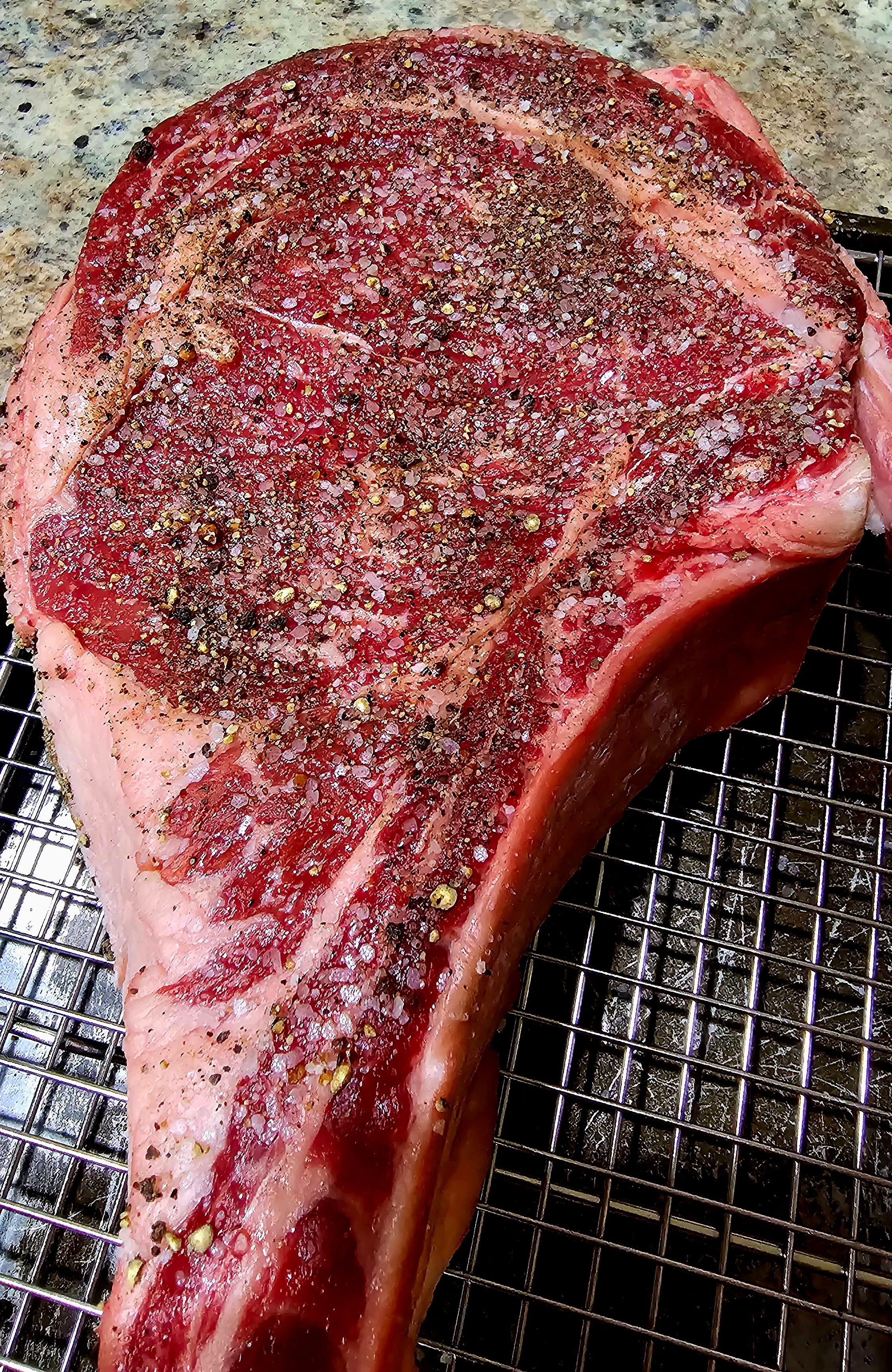 How To Reverse Sear Tomahawk Steaks
 &ndash; Cookin Wid Kunchi