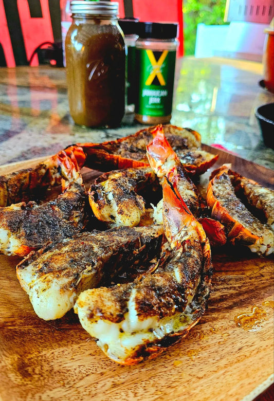 How To Make Grilled Jerk Lobster Tails