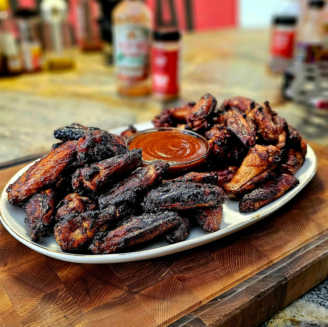 HOW TO MAKE BLOODY MARY CHICKEN WINGS AND SAUCE