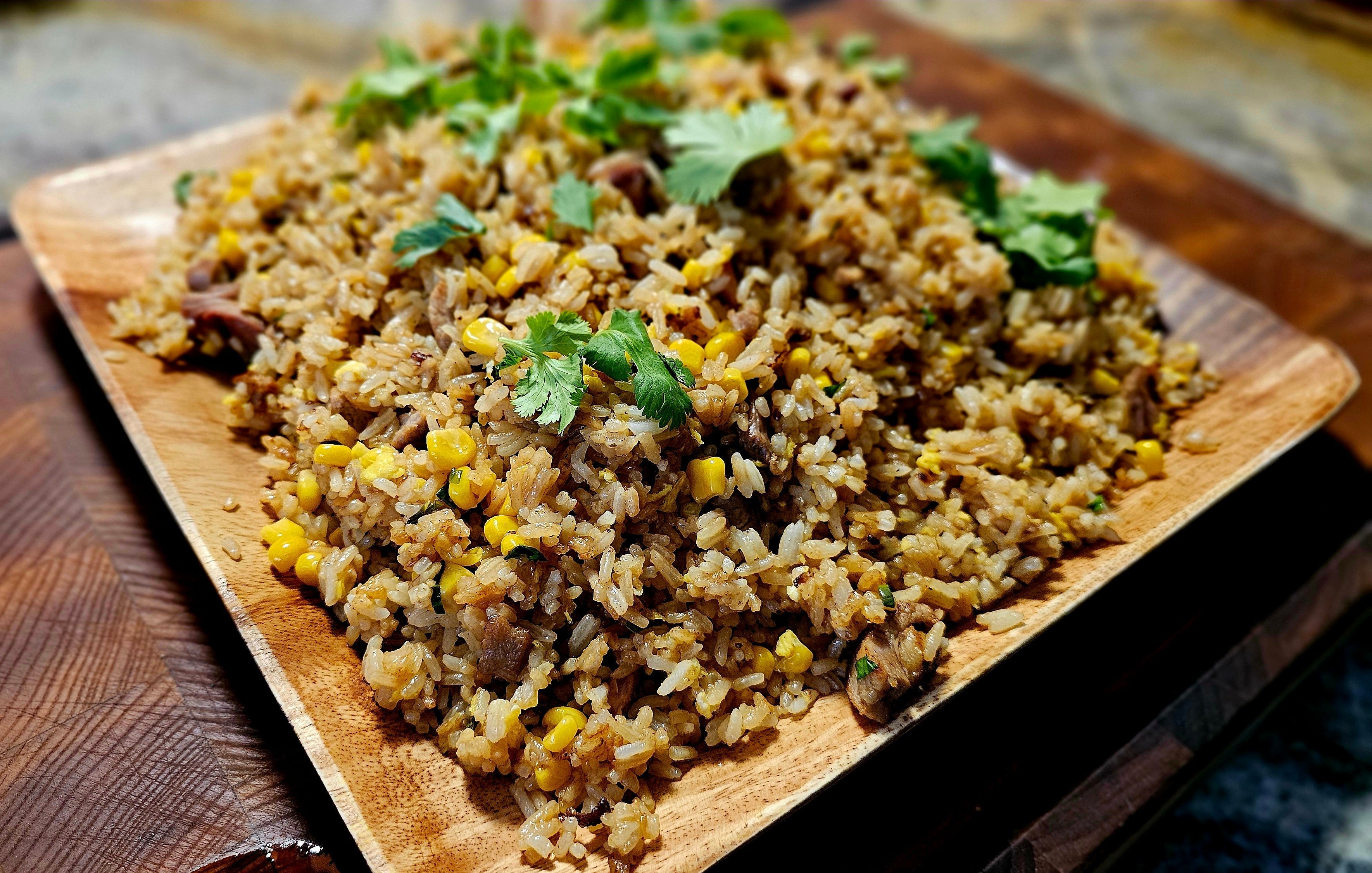 Slate Rice Suya Spiced Smoked Duck Fried Rice on the Weber Slate Griddle β Cookin ...