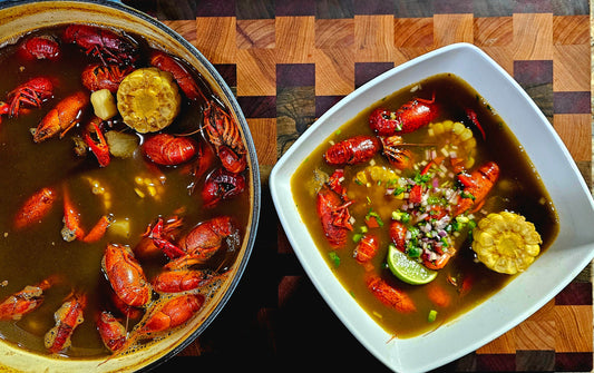 Mariscos-style Crawfish Soup