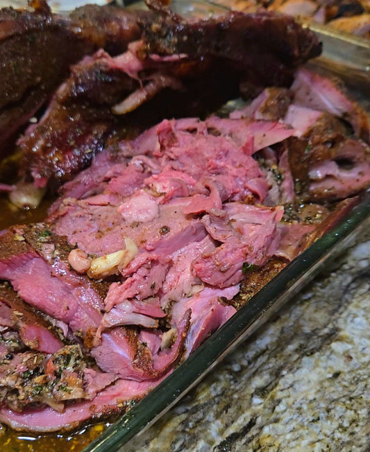 Rotisserie Leg of Lamb with Blaxican Fajita Seasoning