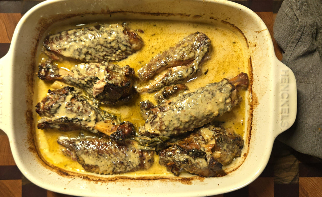 Smothered Jamaican Jerk Turkey