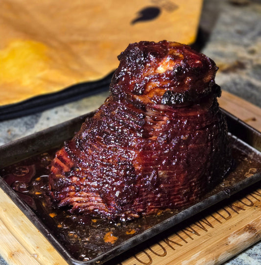 The "Bomb-Ass" Bourbon Berry Ham Glaze