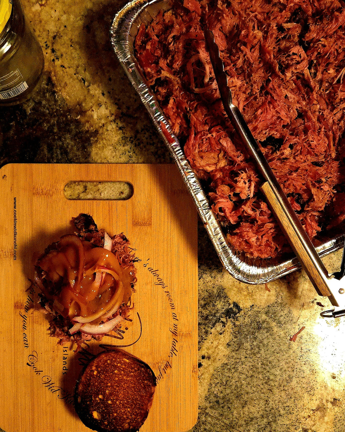 Pastrami Style Pulled Pork:  How to make pastrami-style pulled pork for your St. Patrick's day cookout.