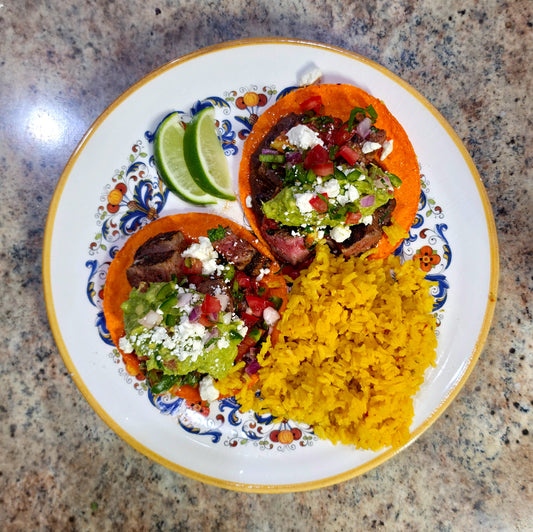 Kunchi’s Charcoal-Grilled Tri-Tip Tostadas