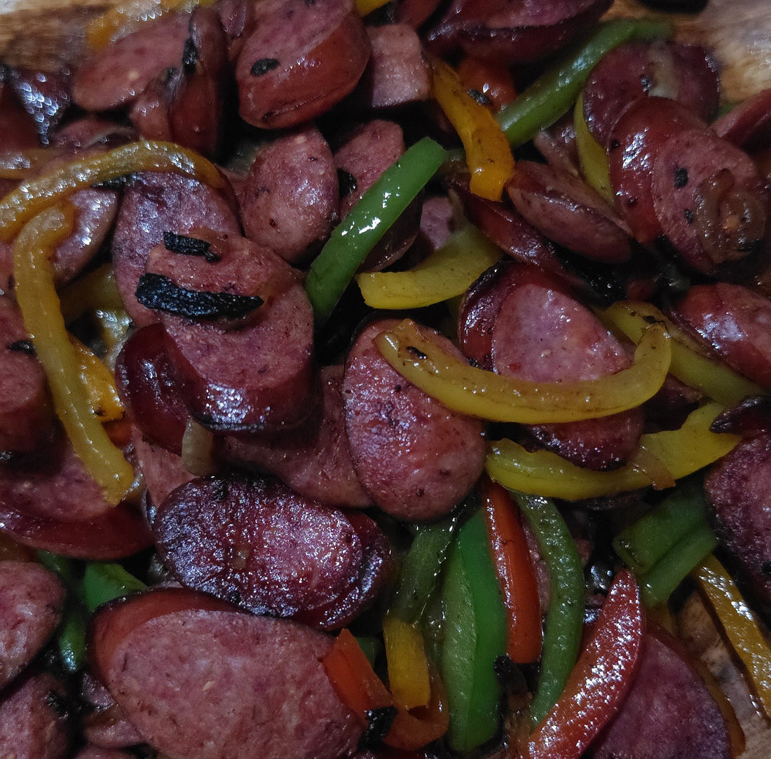 Smoked Sausage, Peppers, and Onions Stir-Fry