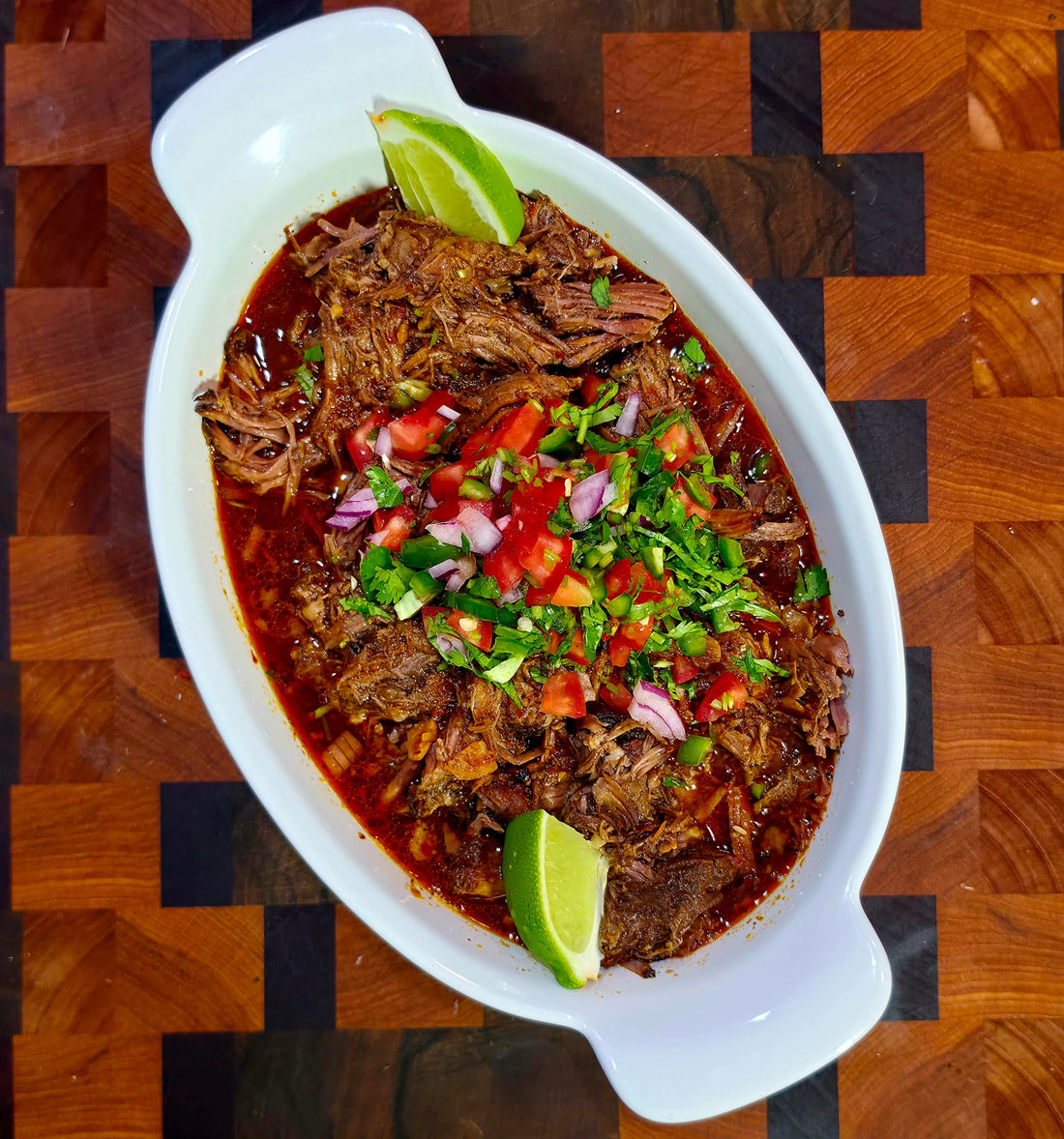 The Blaxican Smoked or Stovetop Beef Birria