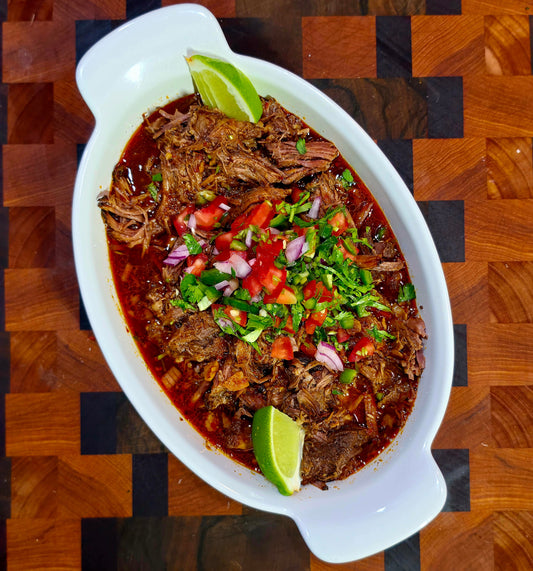The Blaxican Smoked or Stovetop Beef Birria