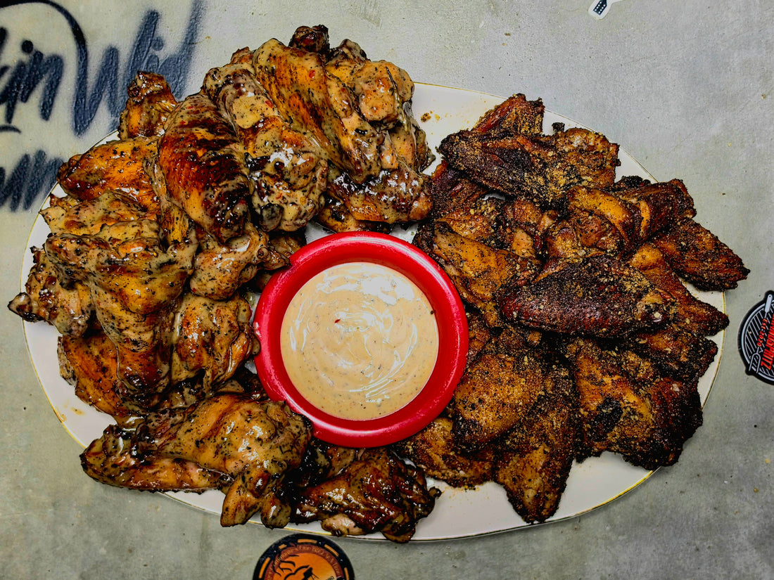 Garlic Parmesan Chicken Wings: Two Ways