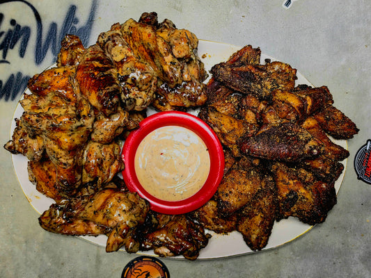 Garlic Parmesan Chicken Wings: Two Ways