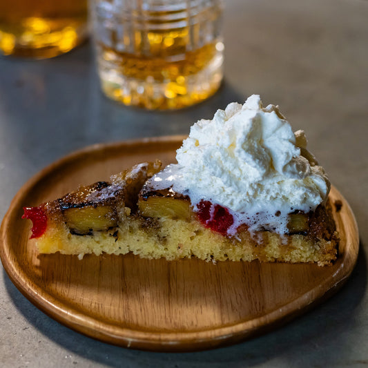 Boozy Grilled Pineapple Upside-Down Cake