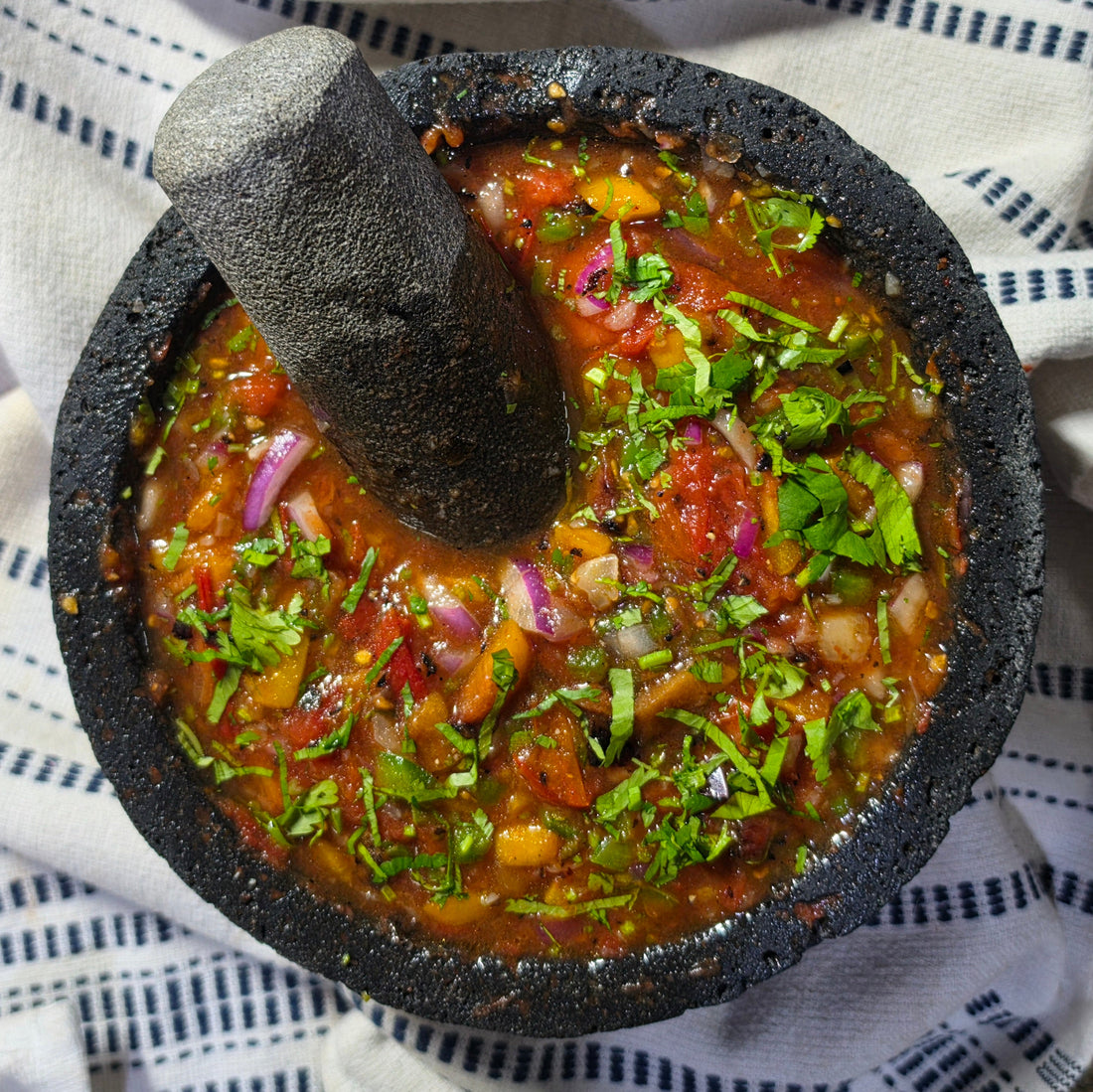 Fire-Roasted Peach Salsa