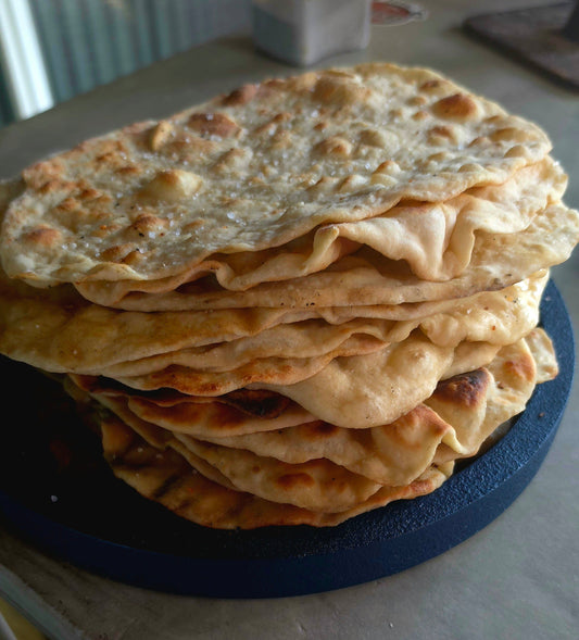 Fireside Garlic Naan