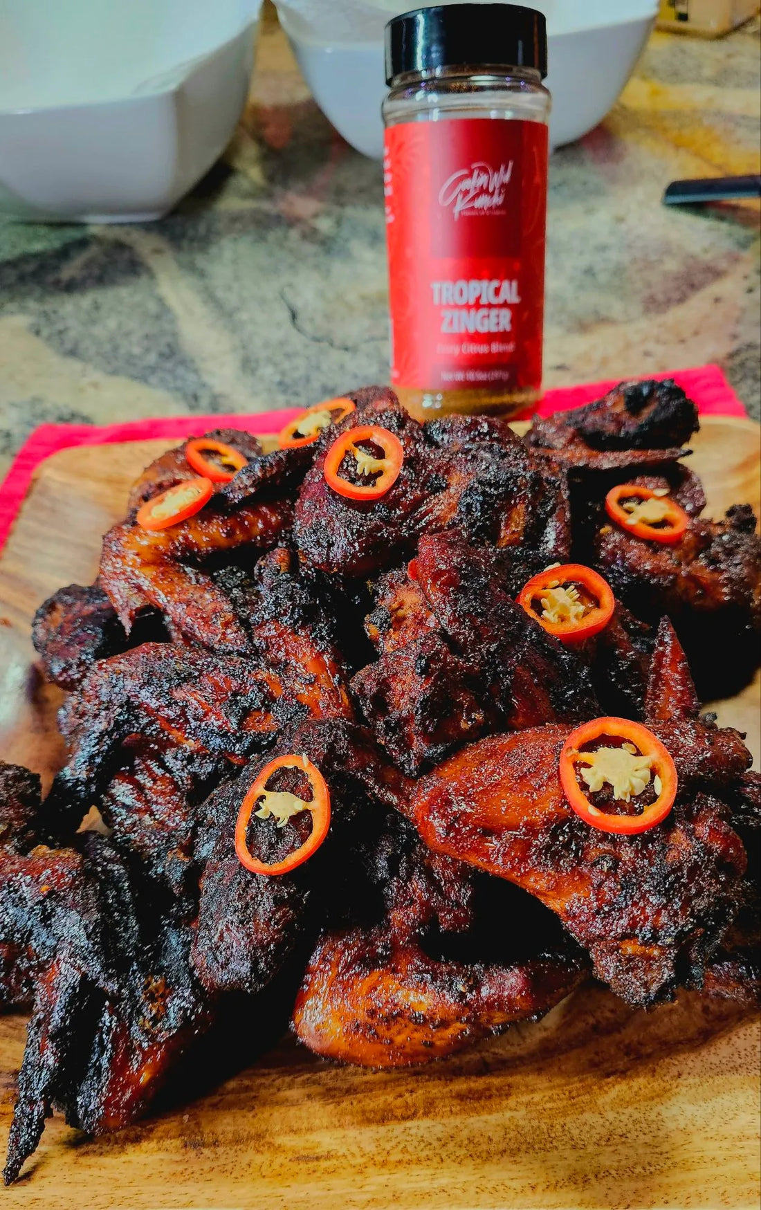 How To Make Tropical Zinger Wings