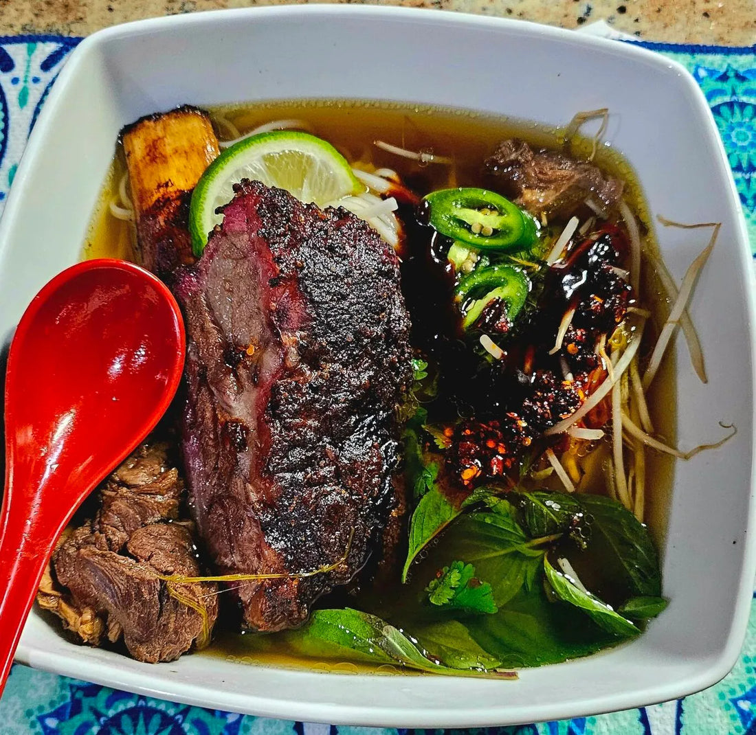 How To Make A Classic Beef Pho with a BBQ Twist