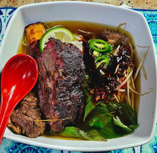How To Make A Classic Beef Pho with a BBQ Twist